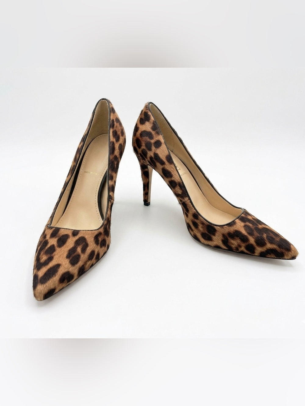 Leopard Print Pointed-Toe Stiletto Heels by Nine West • Size 9 • EUC